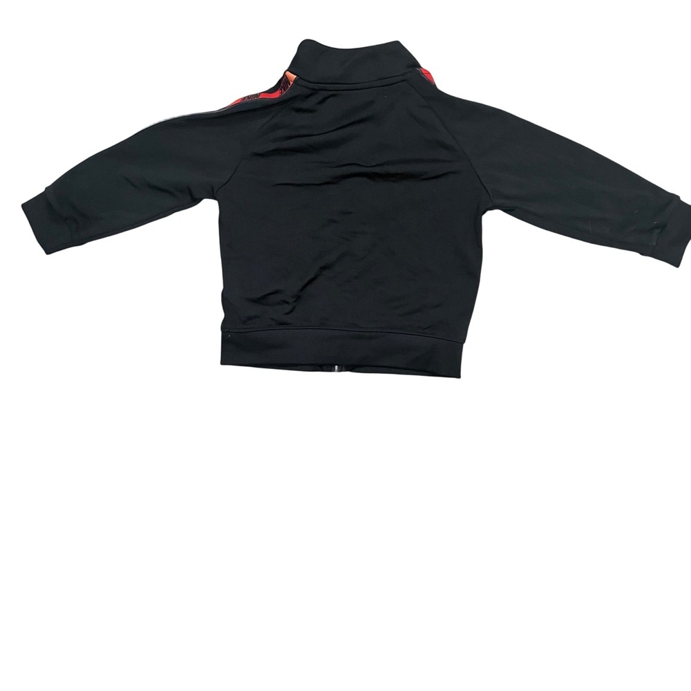 Nike Toddler Track Jacket Black Full Zip Multicolor Tape Logo 18M‎ - Picture 7 of 9